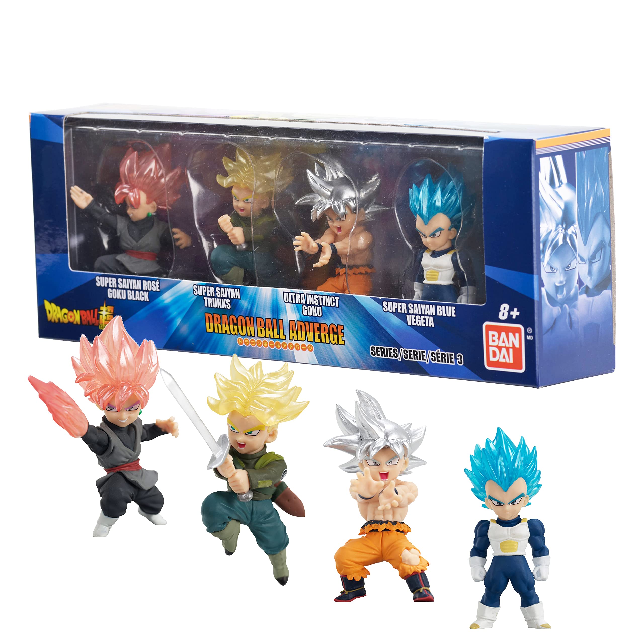 Dragon Ball Super Adverge Set 5 Ultra Instinct Goku pose for display and collection