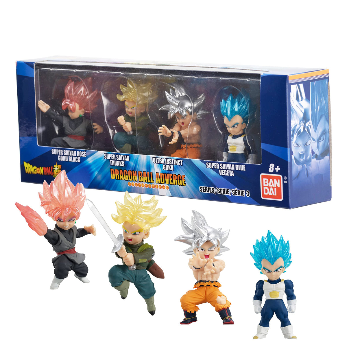 Dragon Ball Super Adverge Set 5 Ultra Instinct Goku pose for display and collection