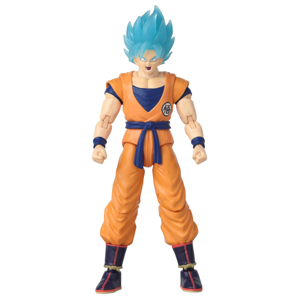 Dragon Ball Super Dragon Stars SS Blue Goku with accessories pack for epic scenes.