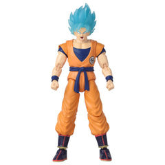Dragon Ball Super Dragon Stars SS Blue Goku with accessories pack for epic scenes.