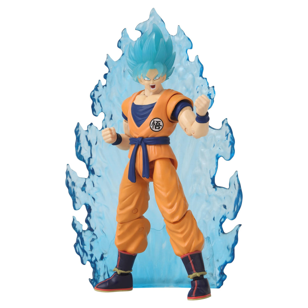 Dragon Ball Super Dragon Stars SS Blue Goku in action pose for playtime battles.