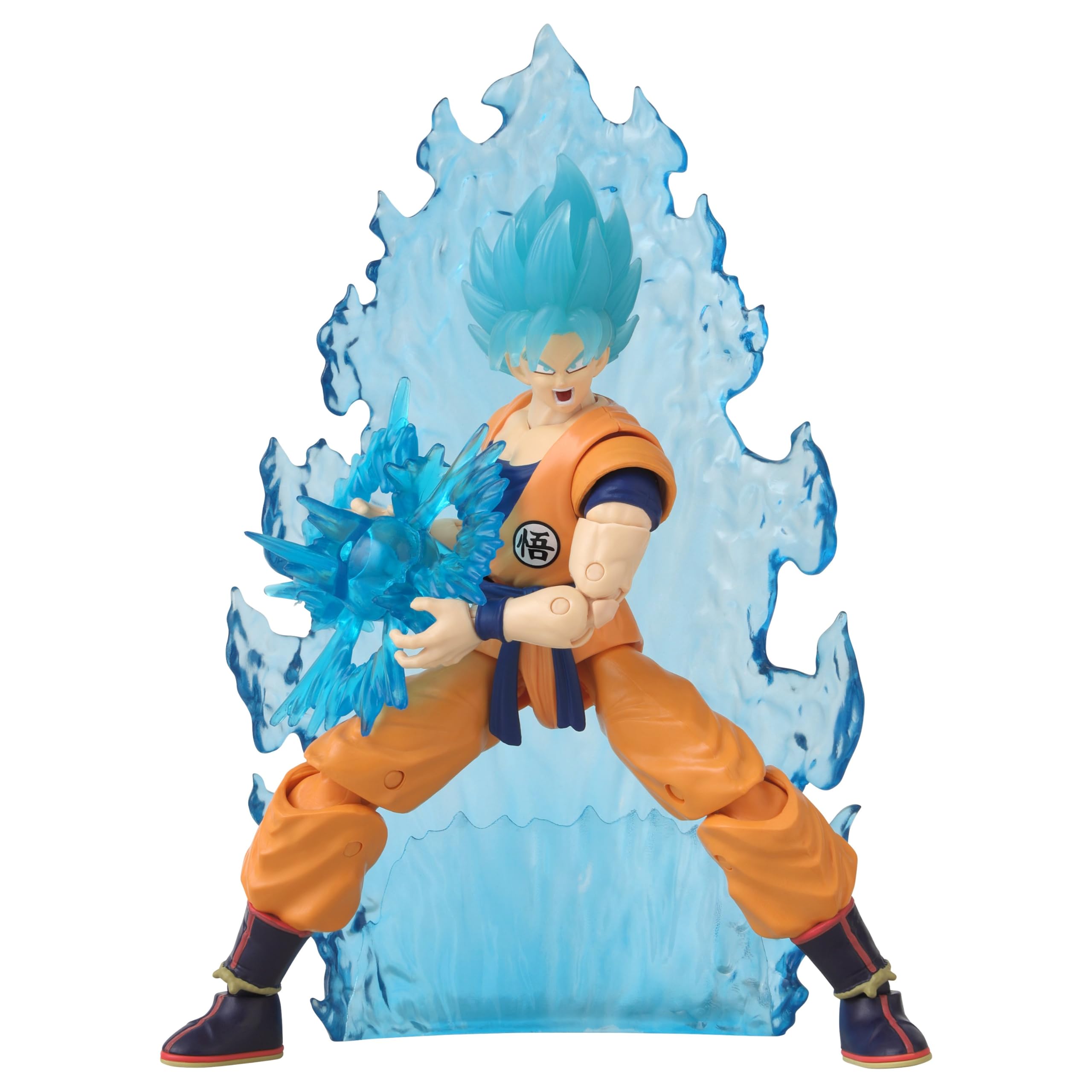 Dragon Ball Super Dragon Stars SS Blue Goku power up pack front view for dynamic display.