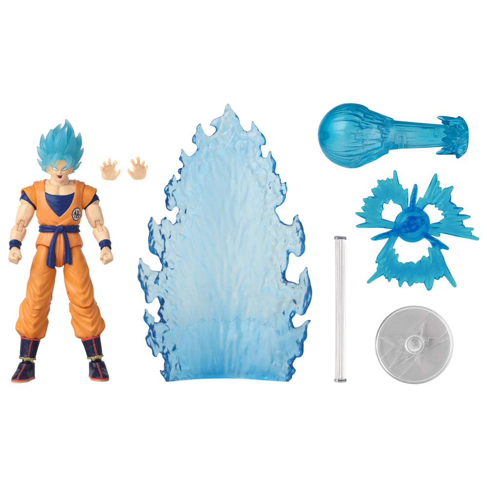 Dragon Ball Super Dragon Stars SS Blue Goku display-ready for shelf display.