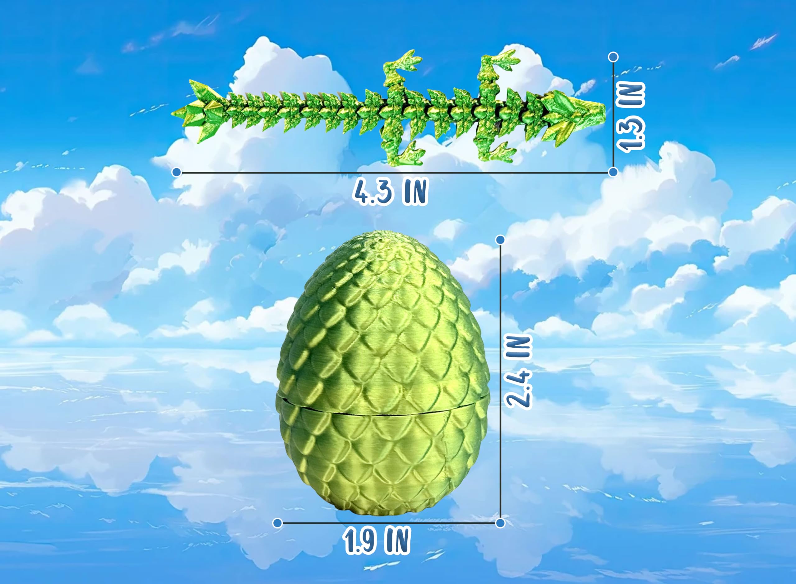 Dragon eggs color variety set – assorted colors for vibrant, eye-catching setups.