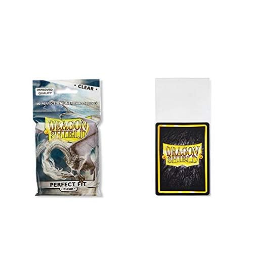 Dragon Shield inner sleeve clear material close-up highlighting visibility