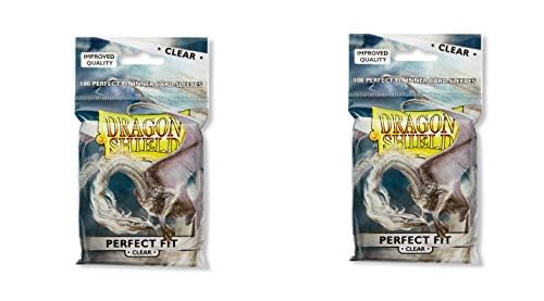 Dragon Shield inner sleeve clear packaging showing two packs for convenience