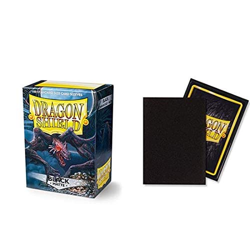 Dragon Shield textured matte sleeve close-up emphasizing durability and smooth shuffle feel.