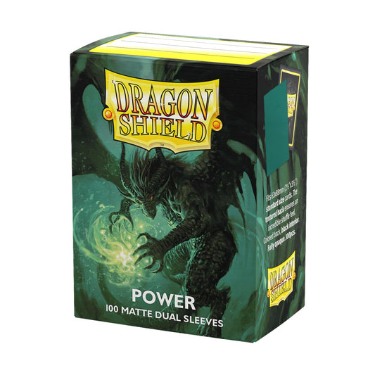 Dragon Shield matte dual sleeves 100ct pack protecting cards during gameplay.
