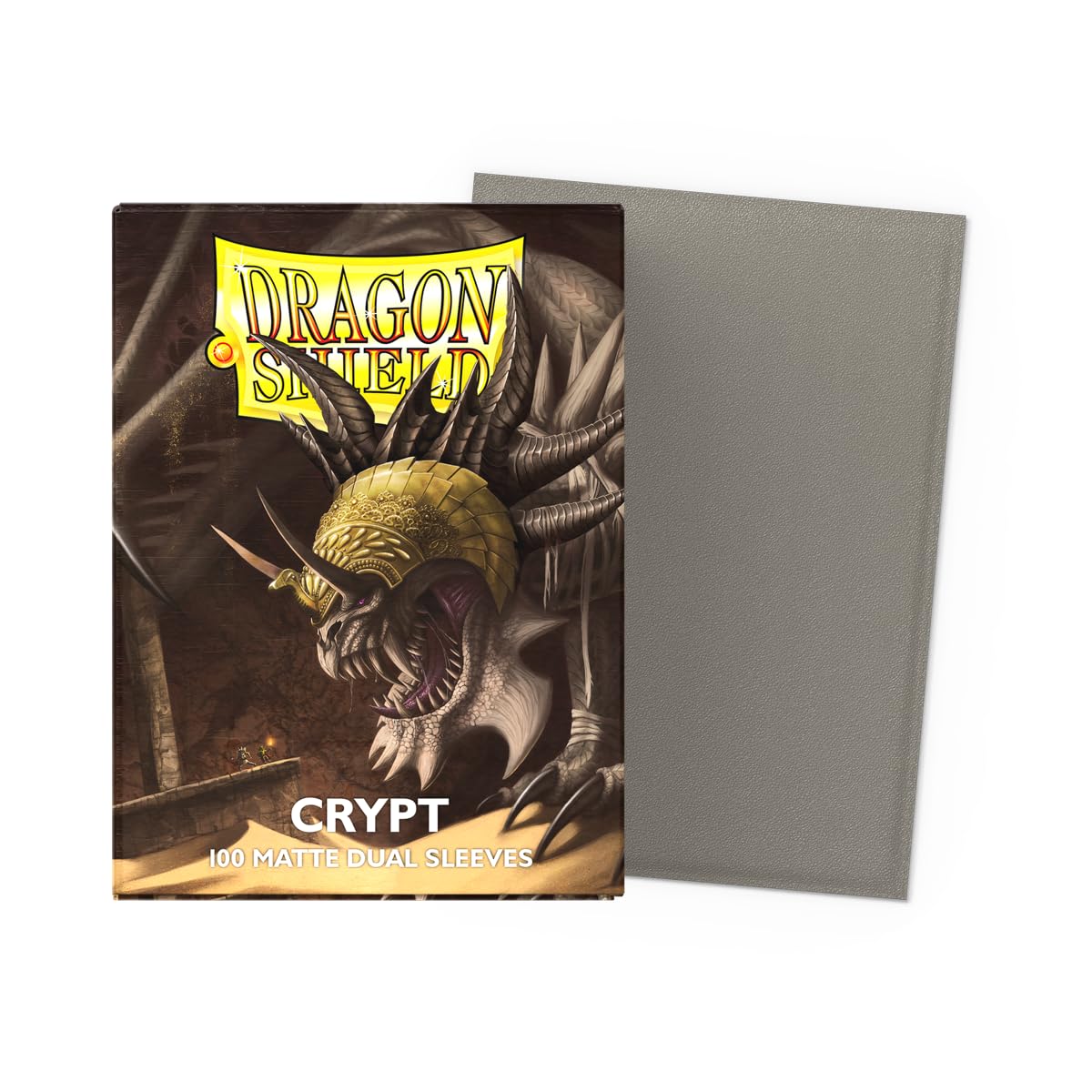 Dragon Shield Matte Dual sleeves back texture highlighting tactile matte finish
