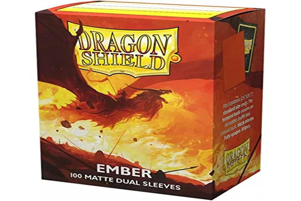 Dragon Shield Matte Dual Sleeves in use during shuffle for smooth handling