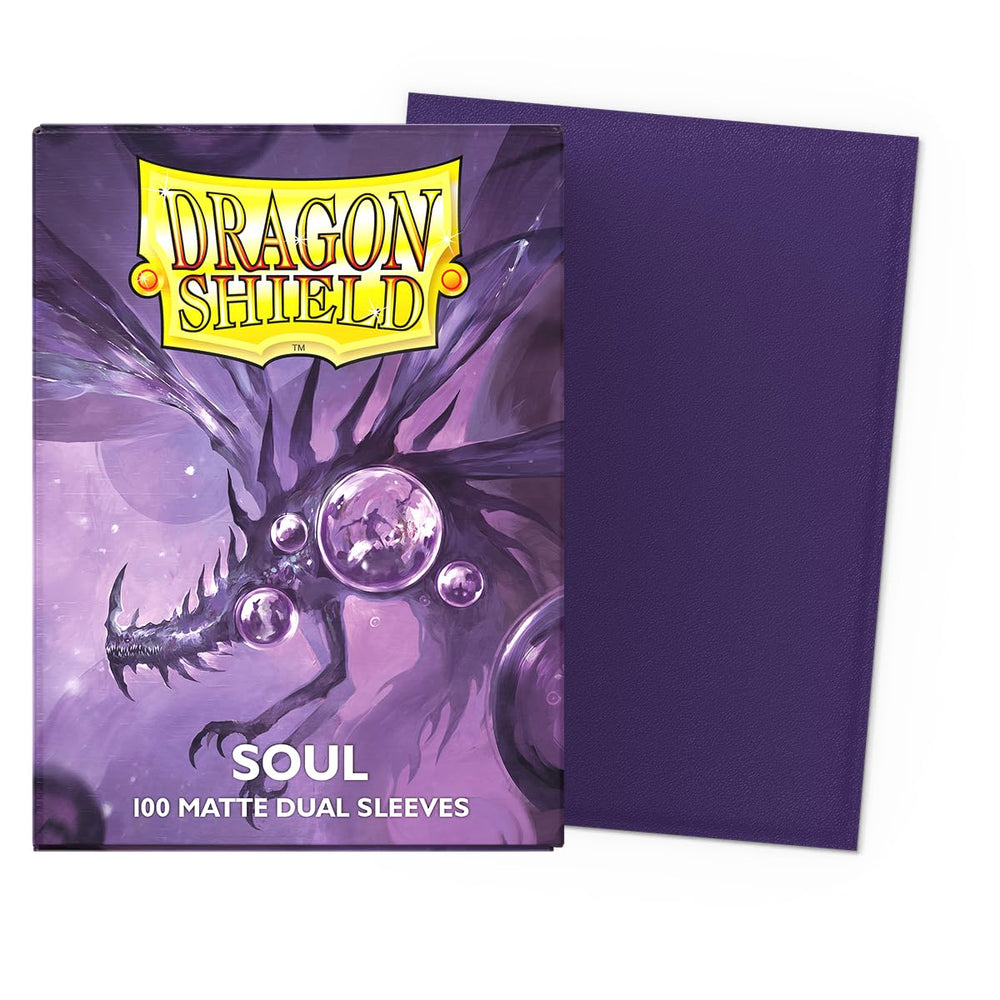 Dragon Shield Matte Dual Sleeves interior with black opacity conceals double-sided cards.