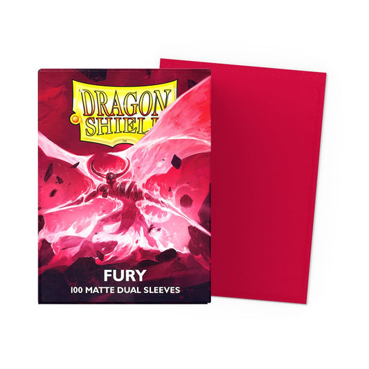 Dragon Shield Matte Dual Sleeves with opaque interior concealing double-sided cards