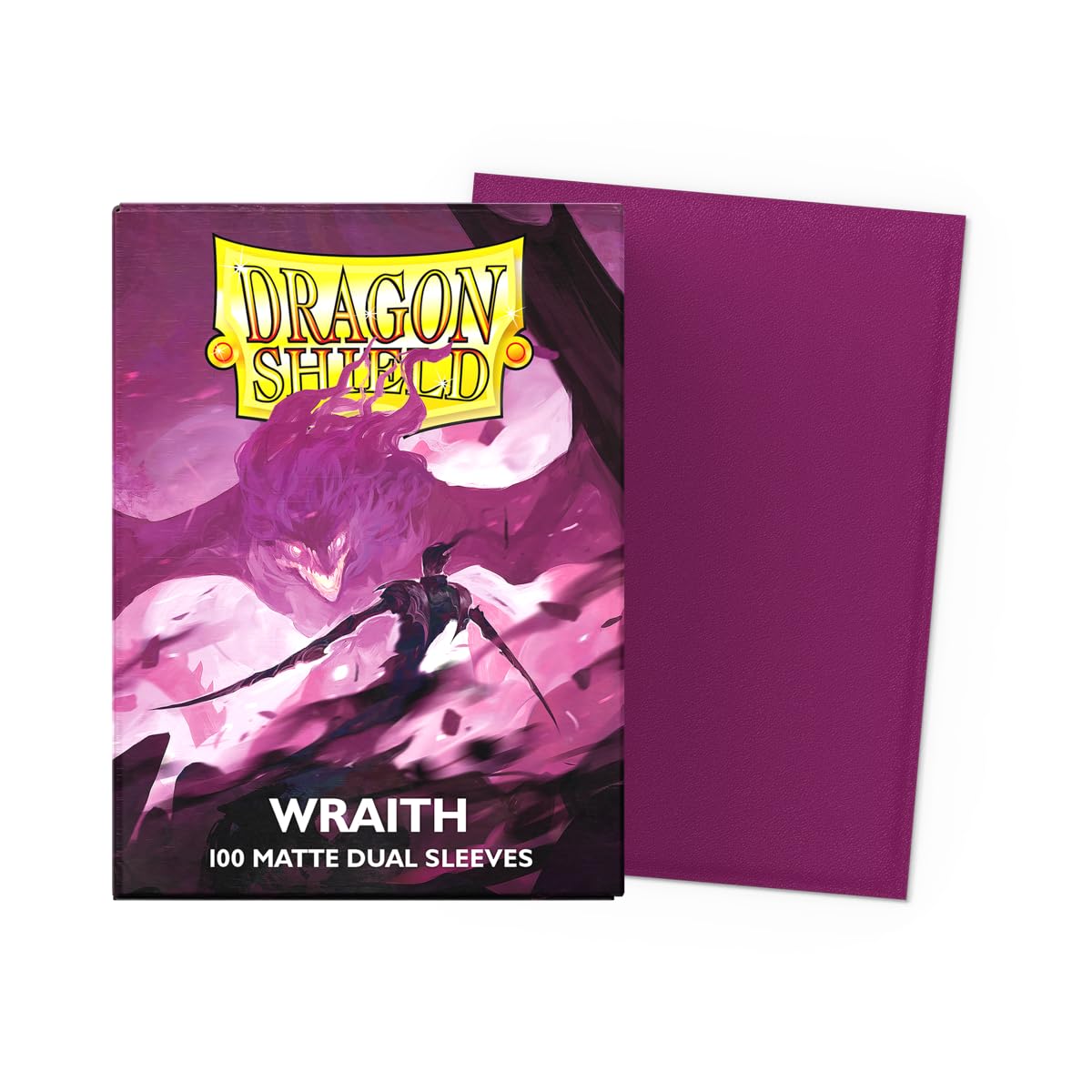 Dragon Shield Matte Dual Sleeves side coverage highlighting full opacity for tournament concealment.
