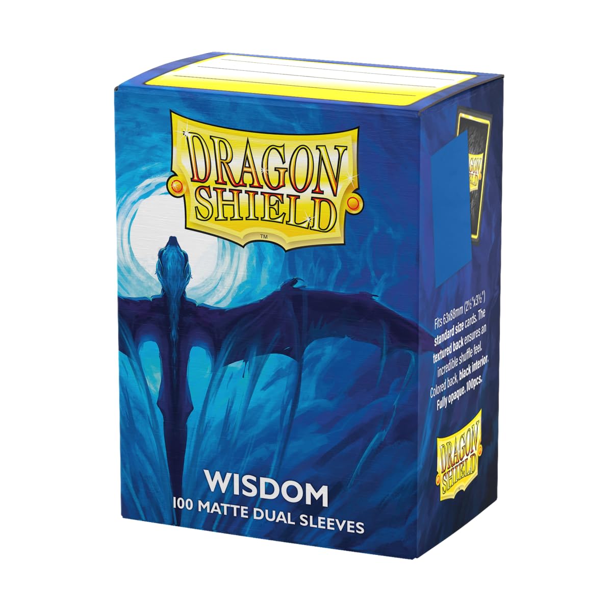 Dragon Shield matte dual sleeves 100ct pack front view for durable card protection