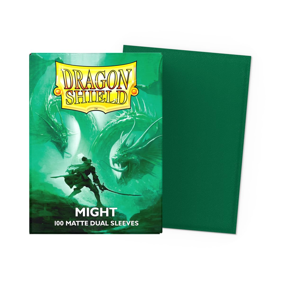 Dragon Shield Matte Dual sleeves opaque back demonstrates full card concealment for tournaments
