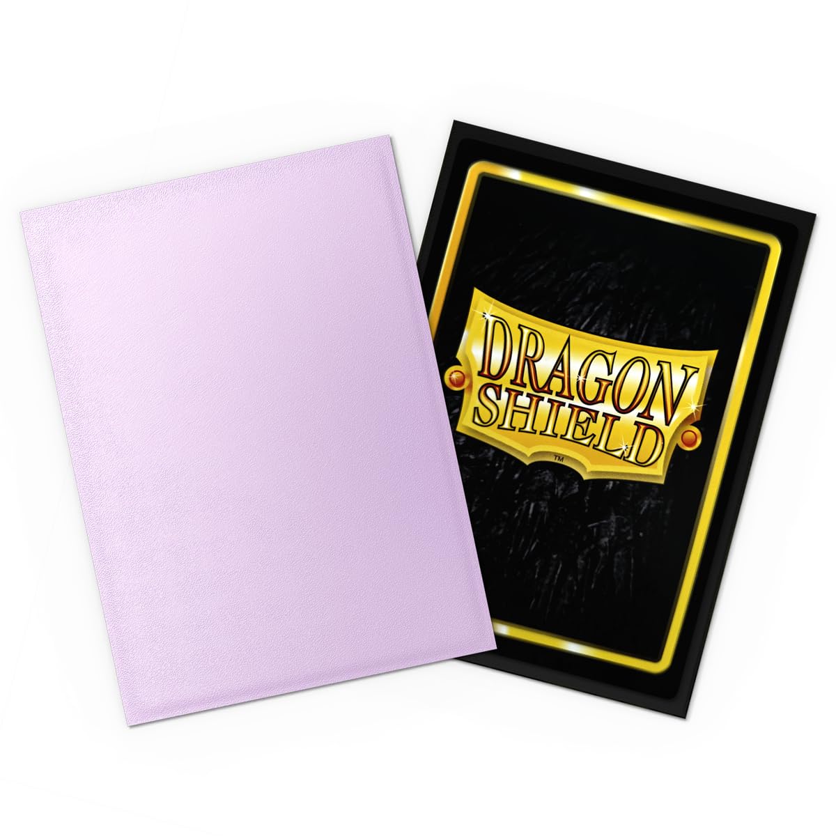 Dragon Shield Orchid box top label for personalized organization