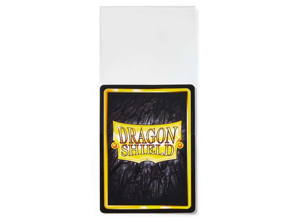 Dragon Shield Perfect Fit Clear Inner Sleeves stacked for bulk storage.