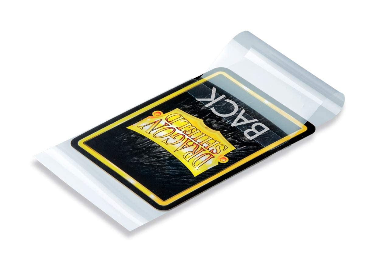 Dragon Shield sealable inner sleeve no-glue tuck-flap creates a clean sealed fit.