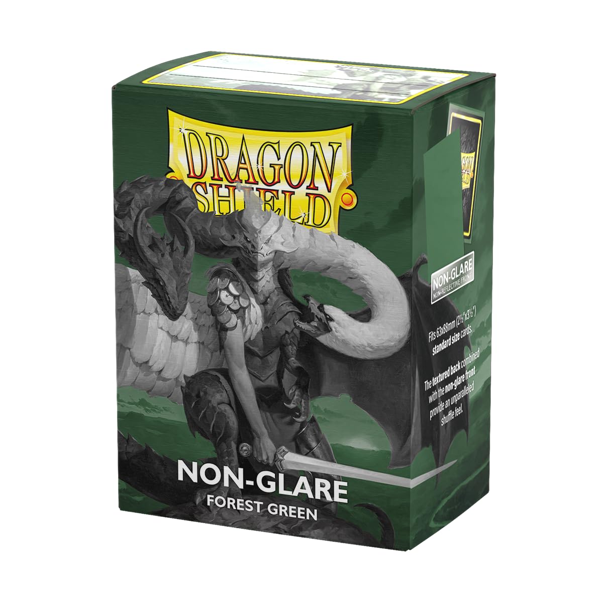 Dragon Shield standard-size sleeves 100-count pack front view protecting trading cards.