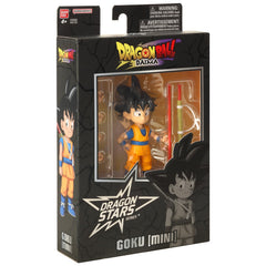 Dragon Stars Series Goku mini showcase-ready pose for photos