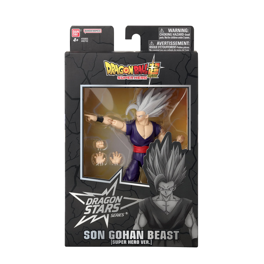 Dragon Stars Son Gohan Beast figure in multi-figure line-up.