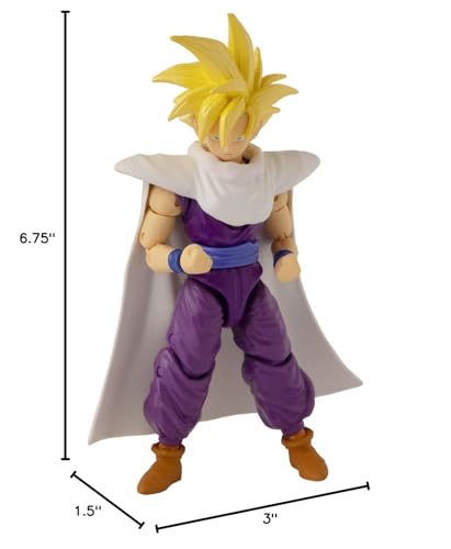 Dragon Stars Gohan Kid figure ready for Dragon Ball battles on display