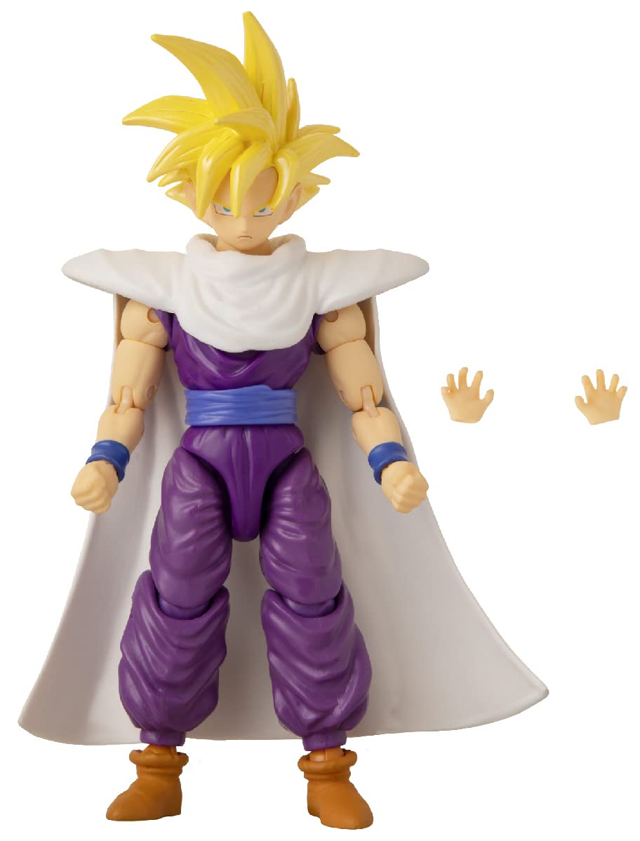 Dragon Stars Series Gohan Kid figure, front view, ideal for dynamic posing and display