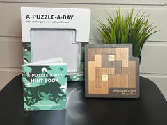 DragonFjord A-Puzzle-A-Day Deluxe packaging highlights Norwegian craftsmanship.