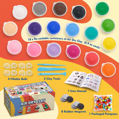 Drama Planet modeling clay colors container: bright hues ready for crafting.