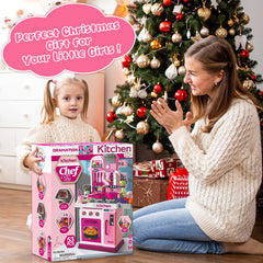 DRAMATION Kids Kitchen accessories set enhances imaginative play.