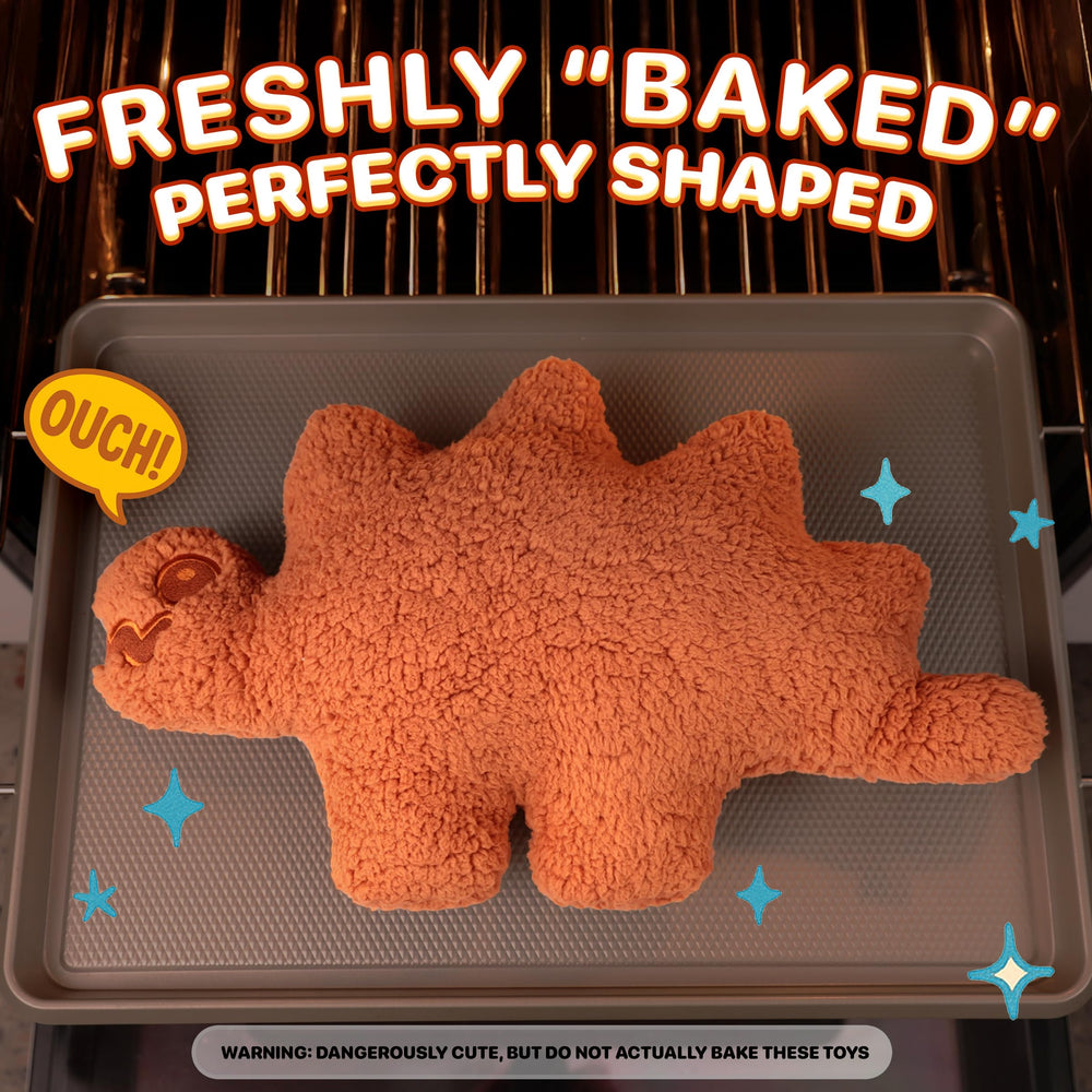 Drambeenie Stego Sammy nugget pillow on bed scene for kids