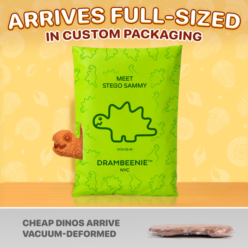 Drambeenie Stego Sammy nugget pillow embroidered smile detail