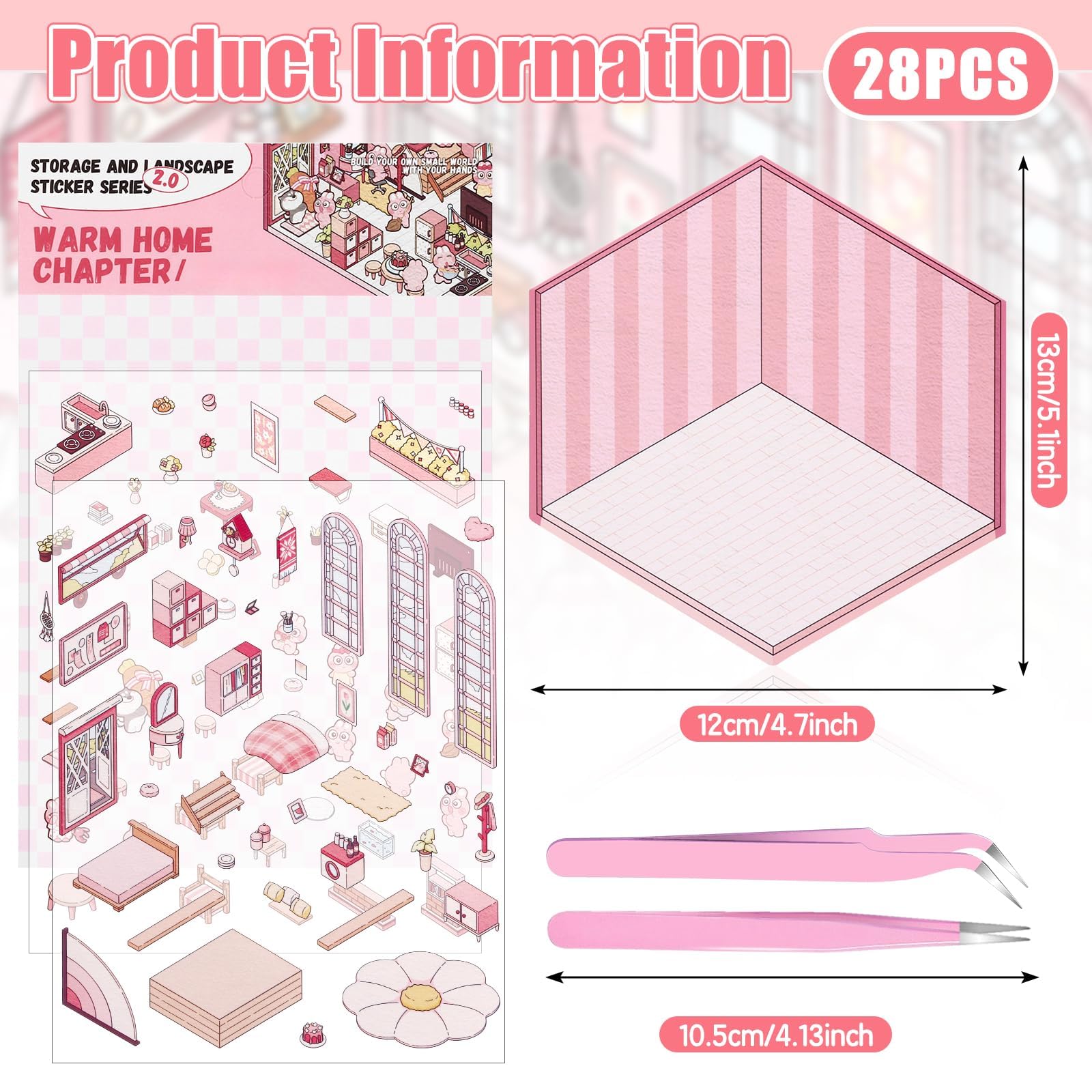 Draupnir 28-theme stickers for supermarket and bookstore scenes spark creativity.