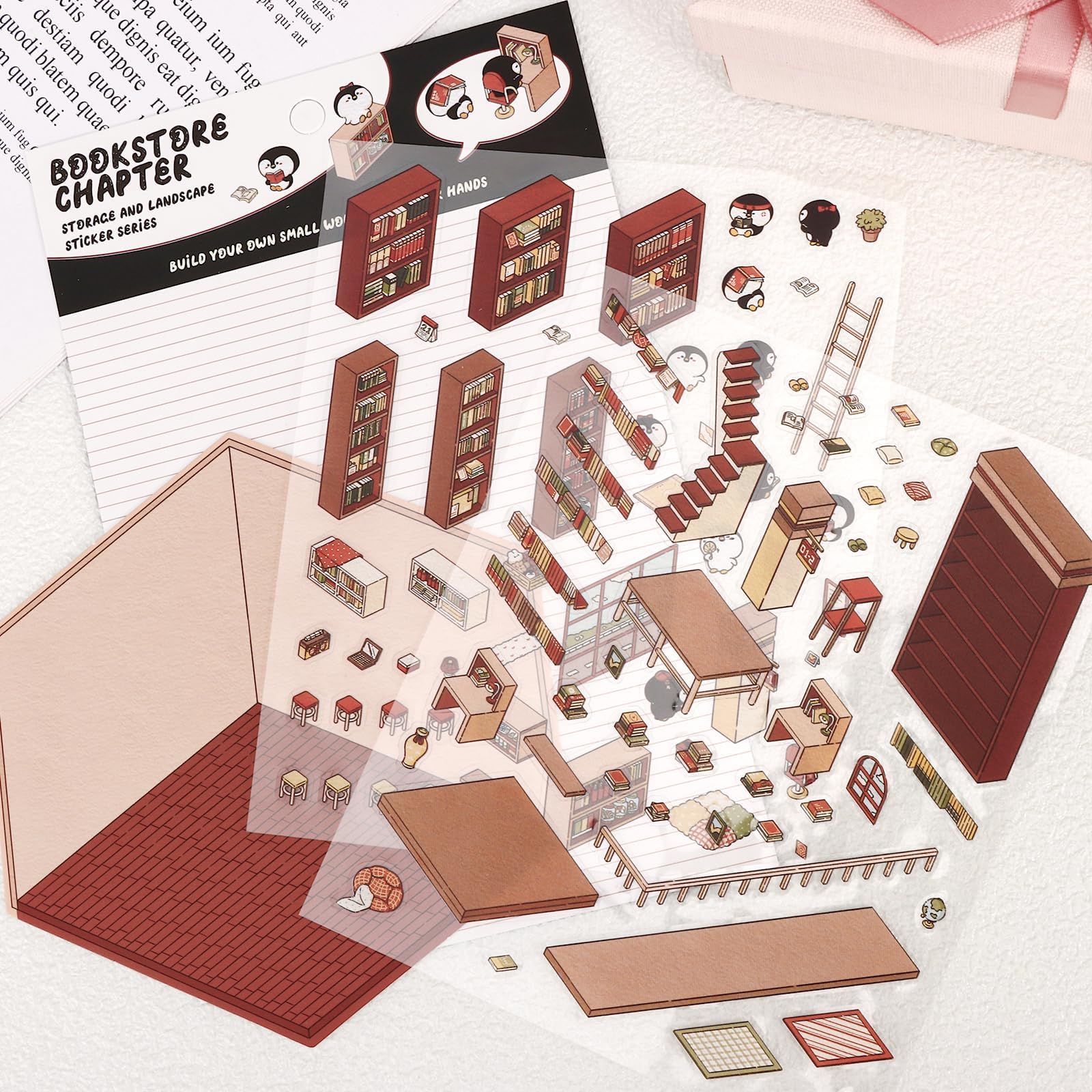 Draupnir cute animal stickers featuring penguin and panda inspire playful layouts.