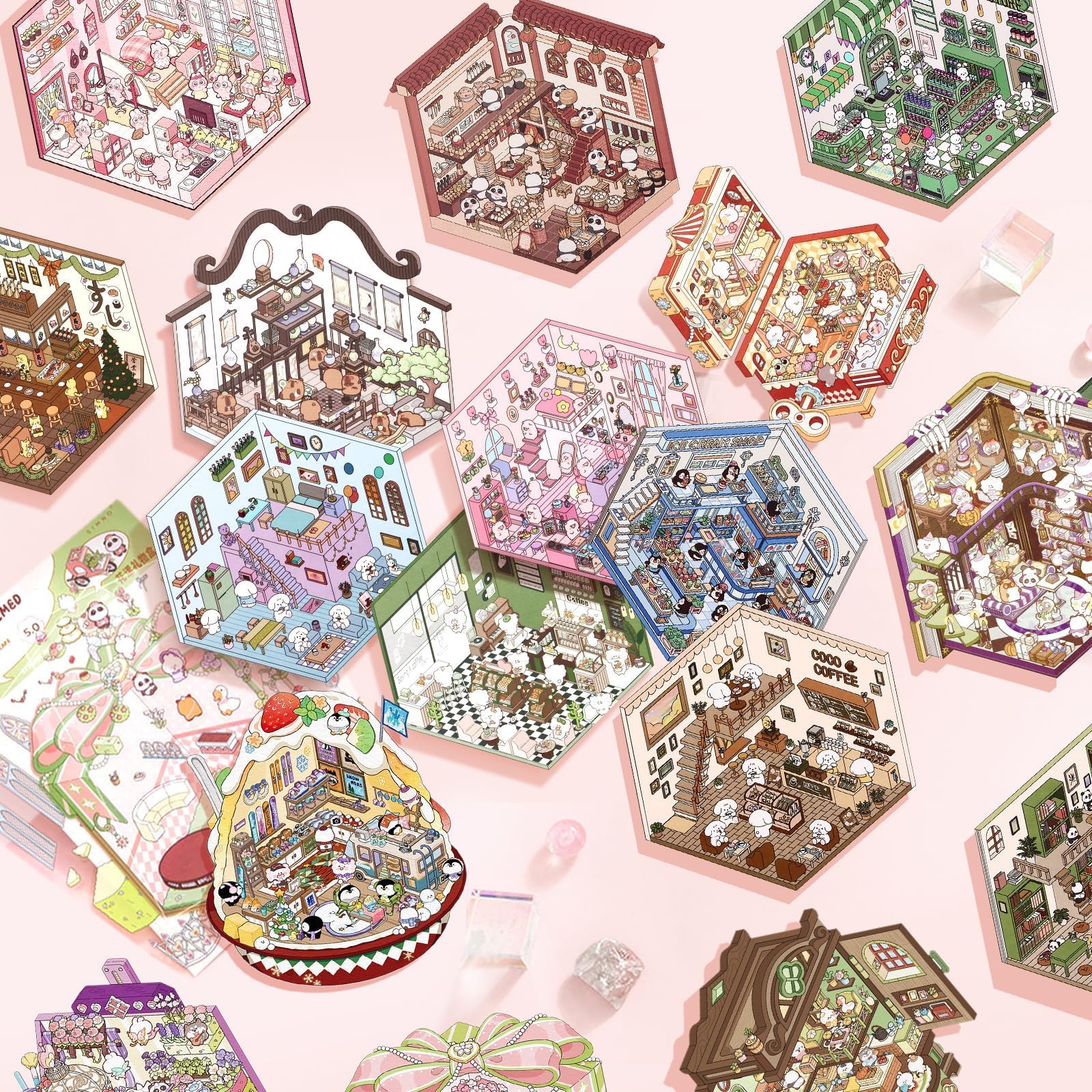 Draupnir adhesive sticks to phones, laptops, and notebooks for lasting decoration.