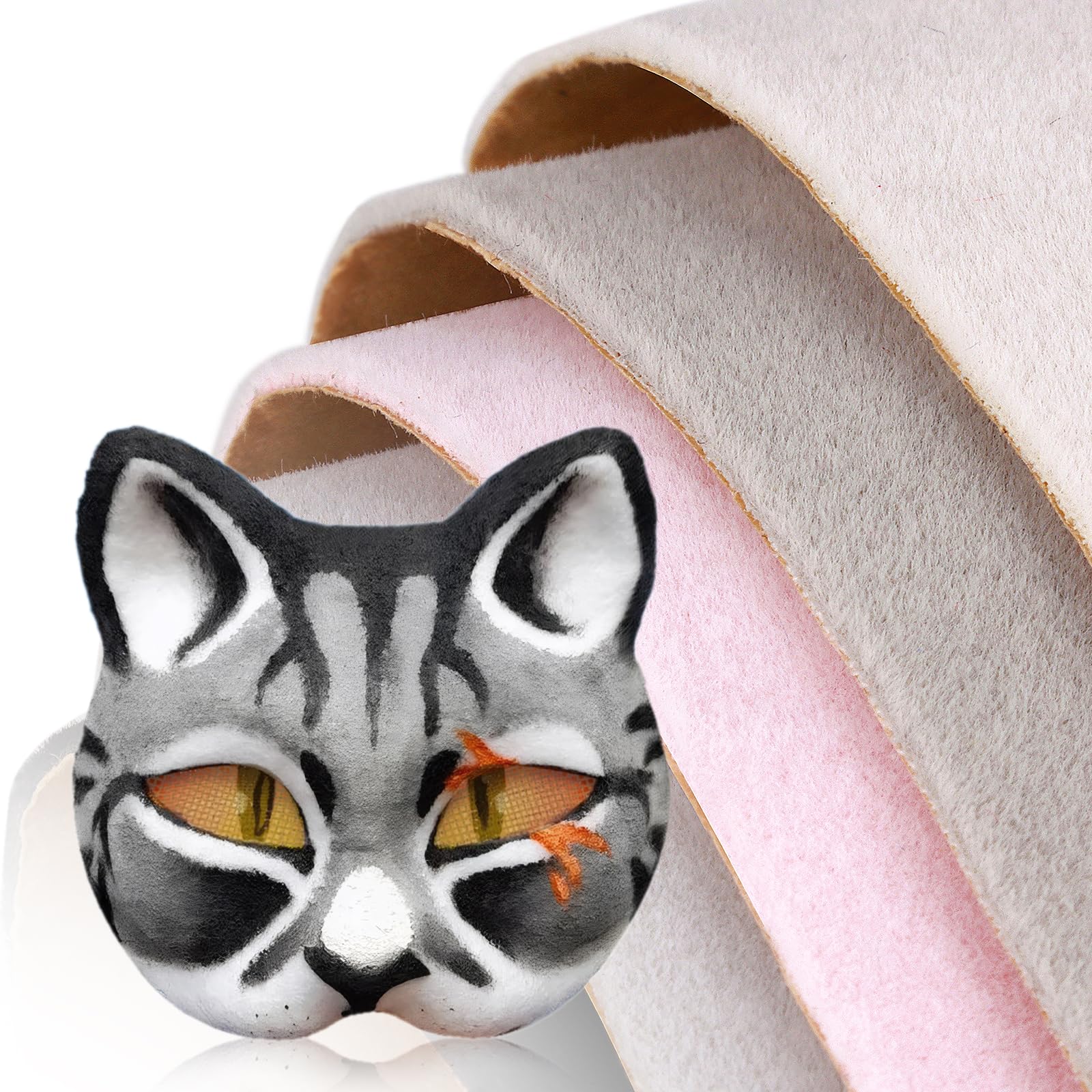 Draupnir Therian cat mask cosplay kit for parties and events.