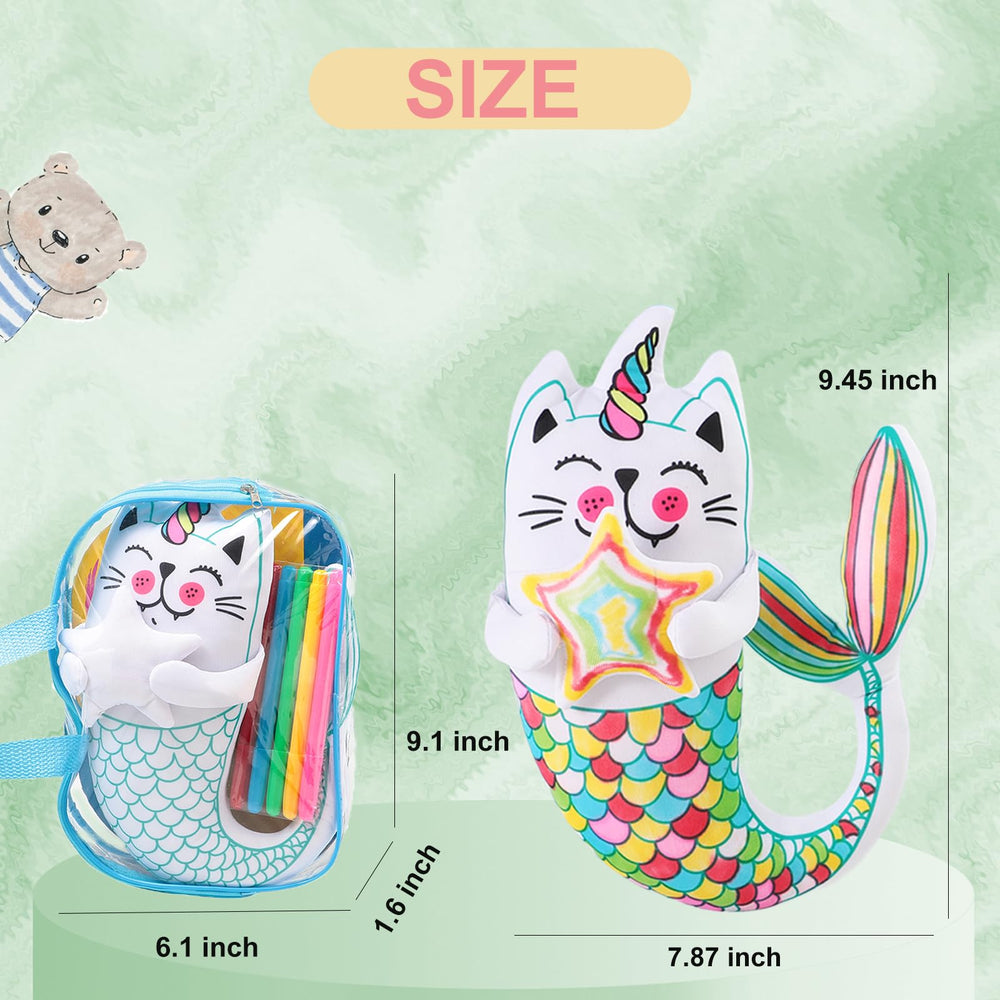 DrawMyToy plush is machine washable for simple color reuse.