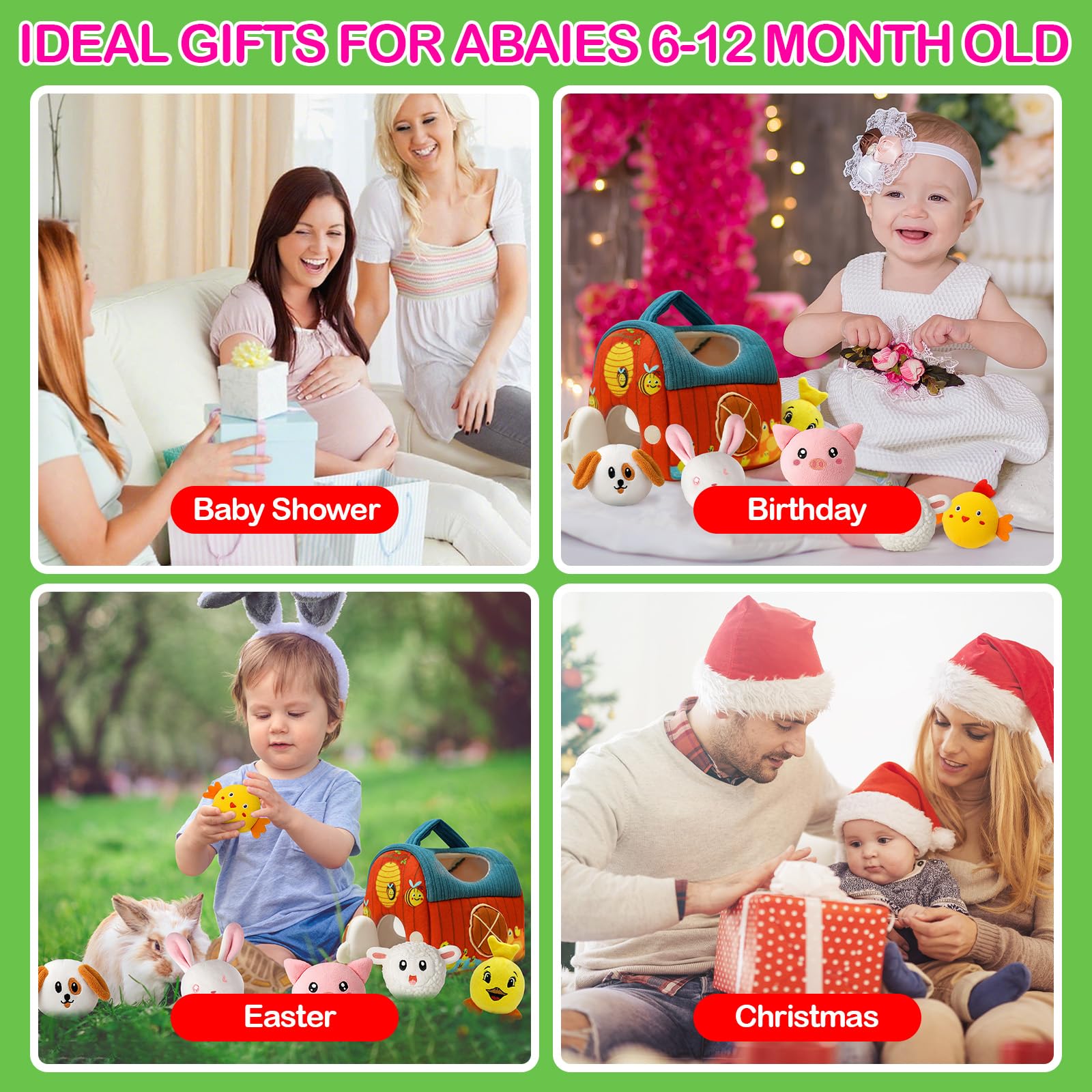Dr.BeTree Gift box packaging makes this a ready-to-gift Montessori-style set