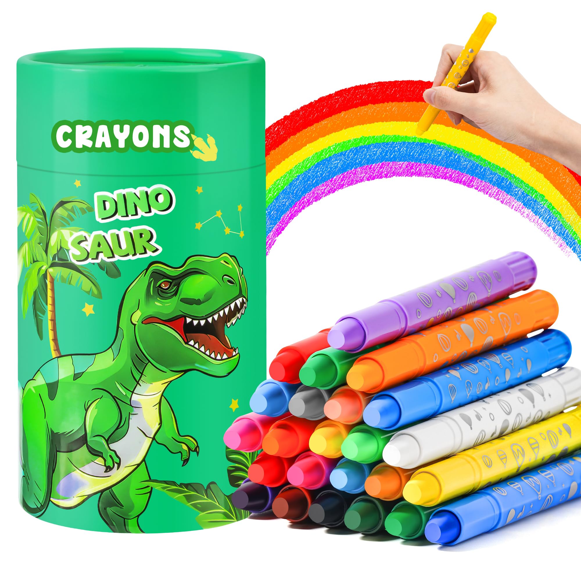 DreamCandy Twist Crayons 24 colors overview for vibrant, mess-free coloring sessions