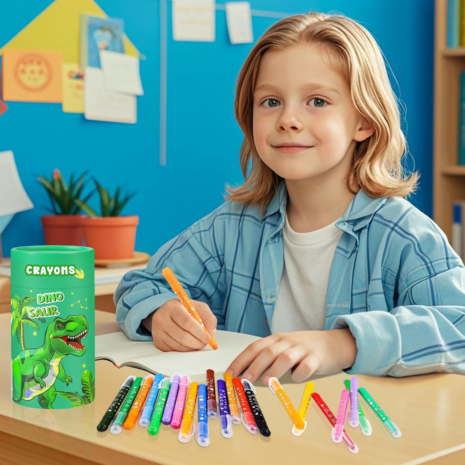 DreamCandy Twist Crayons gift-ready packaging for birthdays