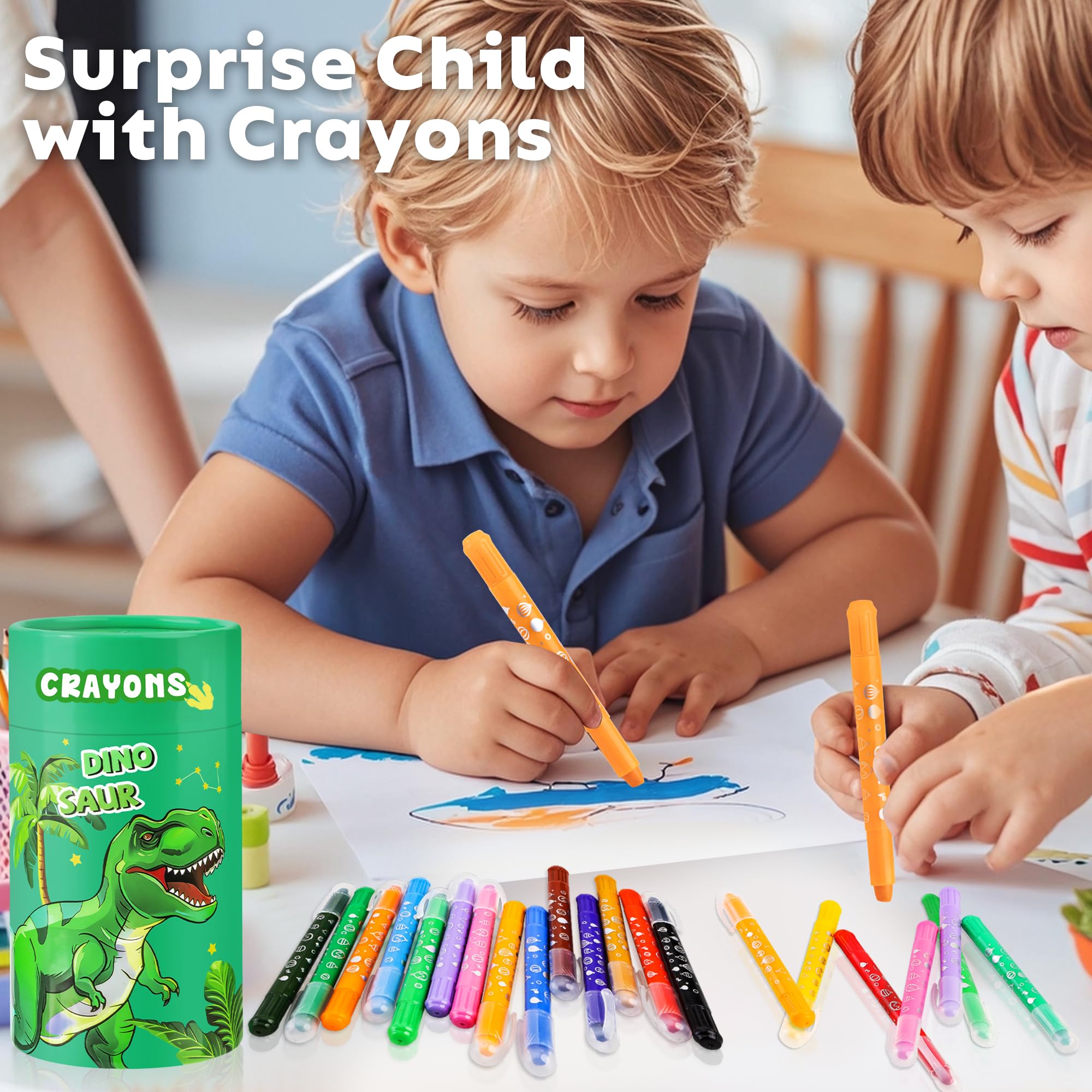 DreamCandy Twist Crayons toddler-friendly design supports early motor skills
