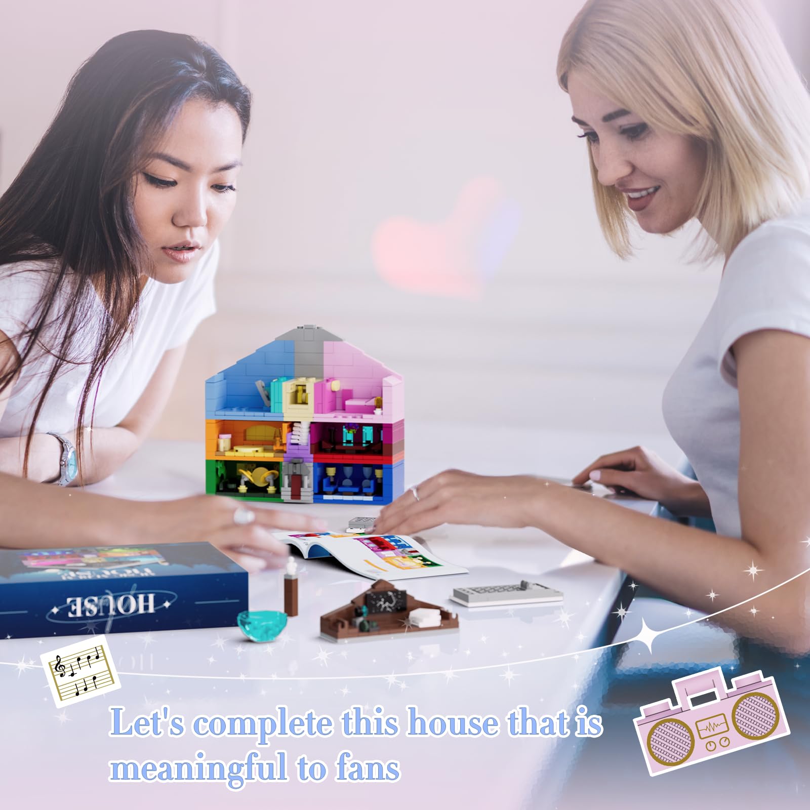 DreamCreators high-quality ABS blocks ensure durable, reusable building for collectors and fans