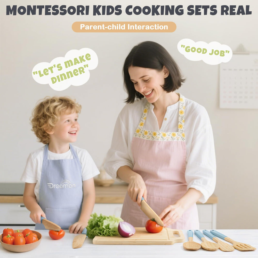Dreamon shape cutters encourage creativity while shaping pretend meals.