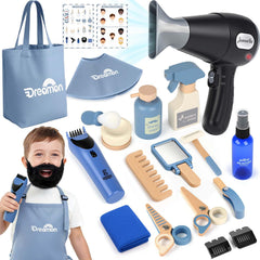Dreamon wearable beard for realistic pretend grooming and imaginative play.