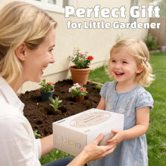 Dreamon pink watering can makes learning watering routines fun.