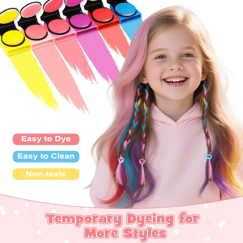 Dreamon 14 hair clips secure playful hairstyles during play.