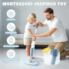 Dreamon toy spray mop ready out of the box for instant play.