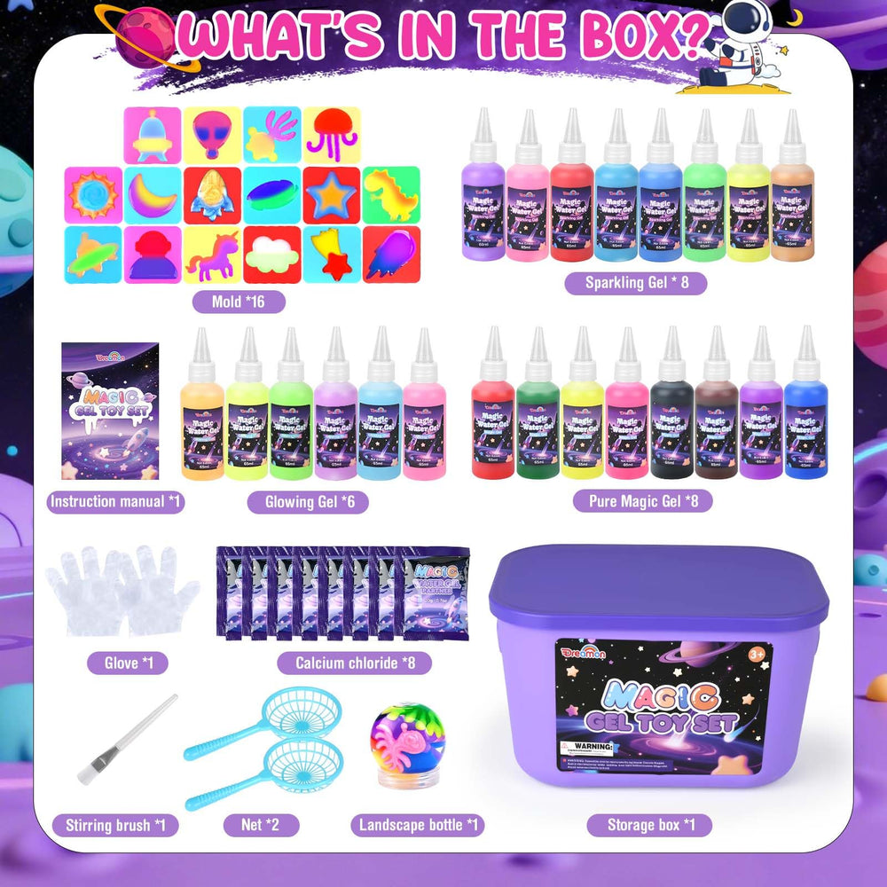 Dreamon space molds for astronauts and rockets in the kit