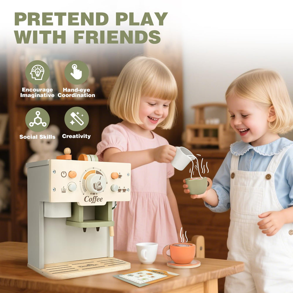 Dreamon safe non-toxic finish supports durable, long-lasting pretend meals.