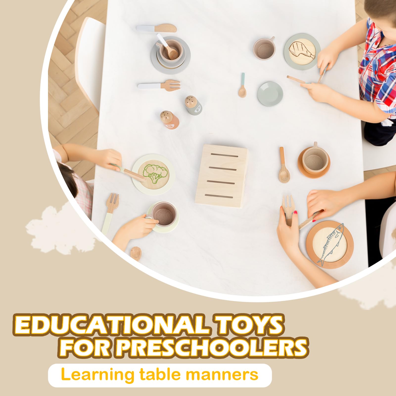 Dreamon pretend-play kitchen scene encouraging creative social play